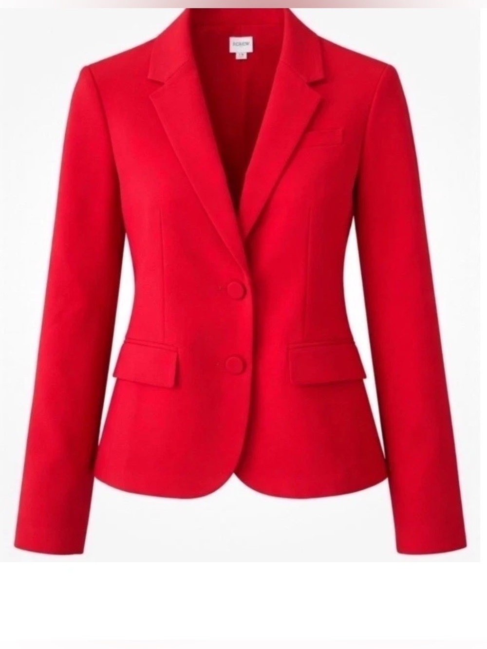 J. Crew red tailored blazer | size 8 | | NEW with tags $198